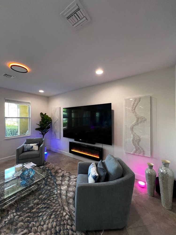 Living room TV Mounting